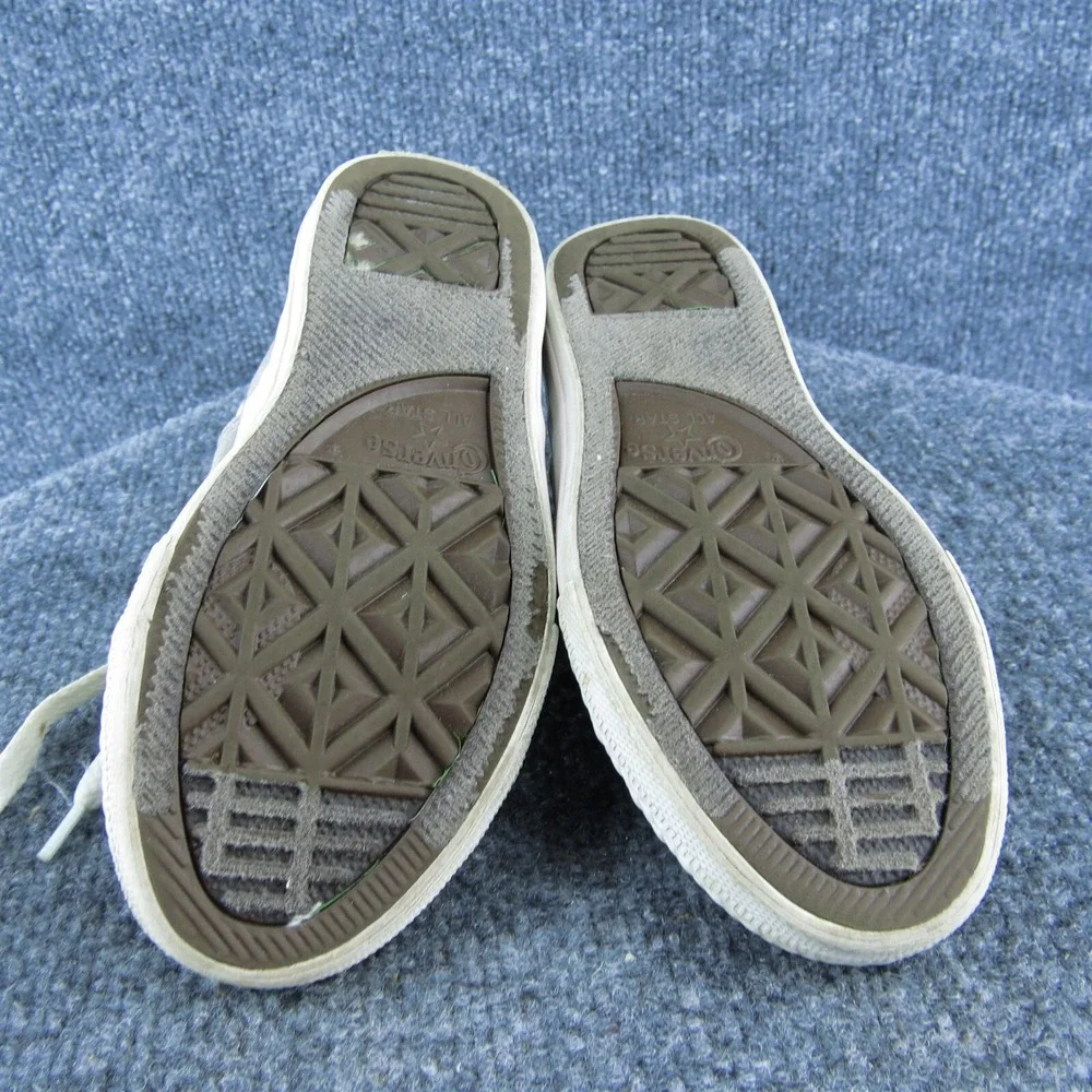 Converse Toddler Girls Sneaker Shoes Gray Fabric Lace Up Size T 12 Medium